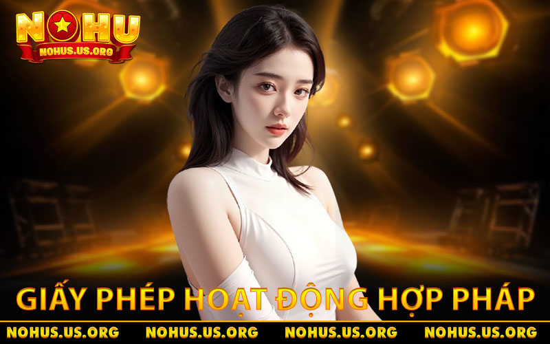Giấy Phép Hoạt Động NOHU - Khẳng Định Uy Tín Và Chất Lượng Cao 1 3 loại giấy phép hoạt động hợp pháp của website